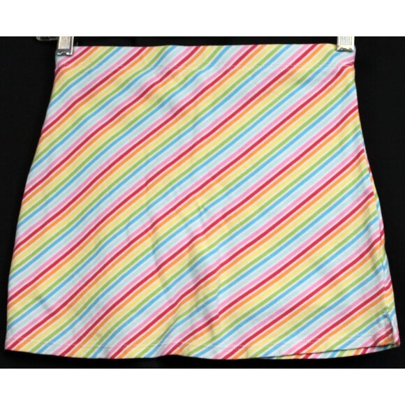 2008 Gymboree Spring Rainbow 3pc Striped Skorts Socks Candy Skirt sz 7 Spring - Picture 3 of 10